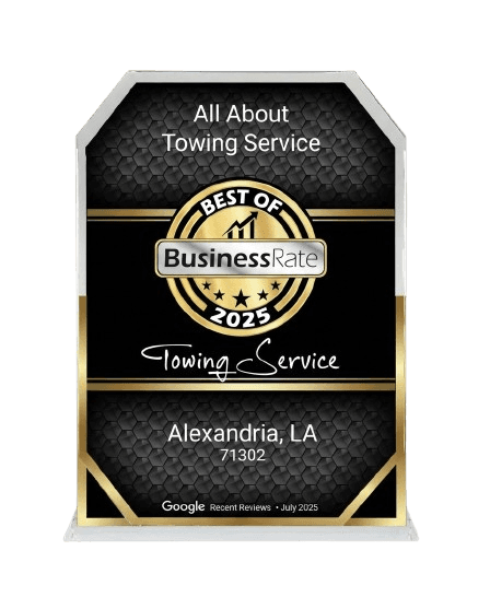 Best of BusinessRate 2025 Award for Towing Service in Alexandria, LA