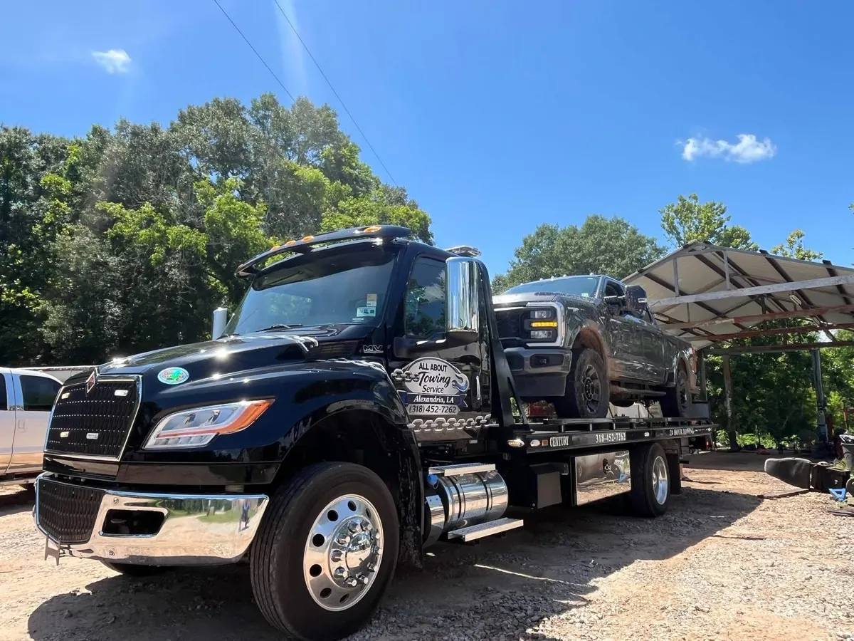 All About Towing flatbed truck in Alexandria, LA